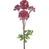 Artificial purple garden angelica with leaves, 51″
