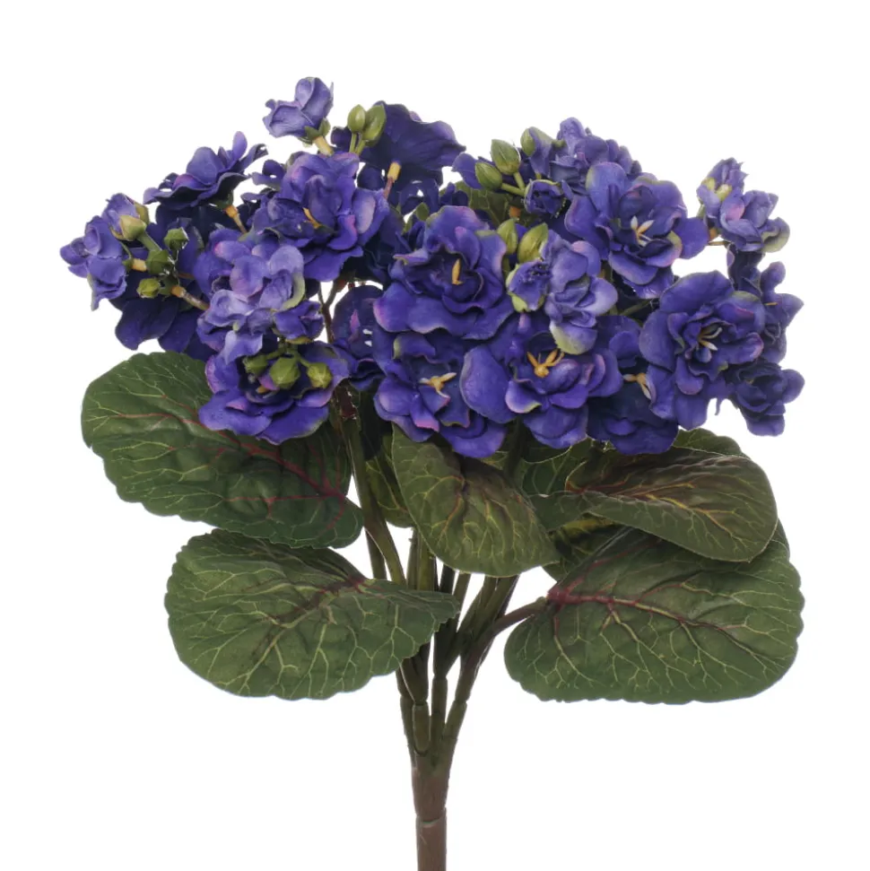 Artificial purple primula flower bouquet