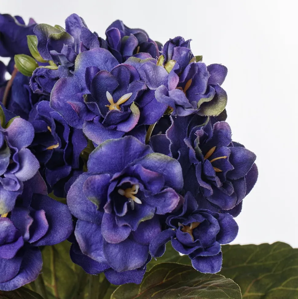Artificial purple primula flower bouquet