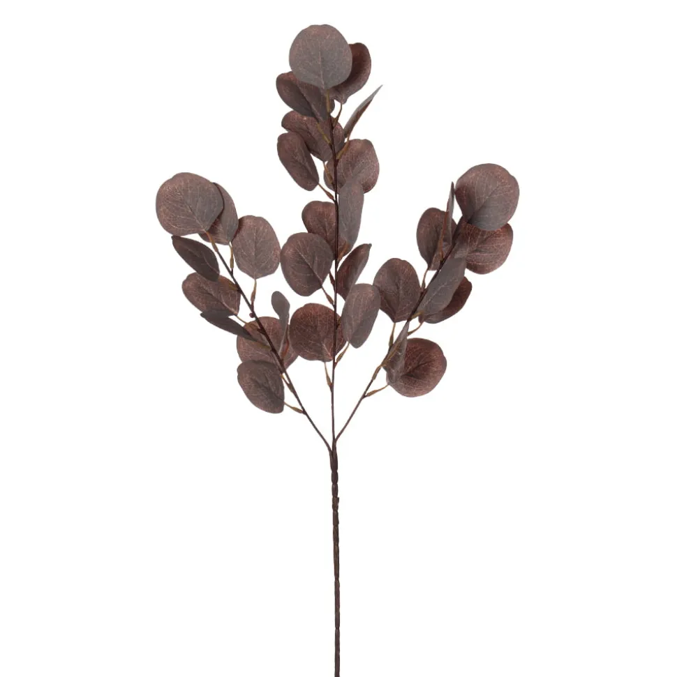 Artificial purple round leaf eucalyptus, 26″