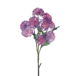 Artificial purple snowball hydrangea, 33"