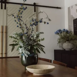 Artificial pussy willow spray, 30"