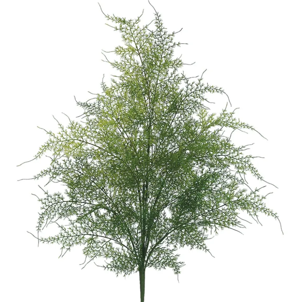 Artificial real-touch asparagus fern stem, 22"