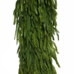 Artificial real-touch dense cypress garland, 72"
