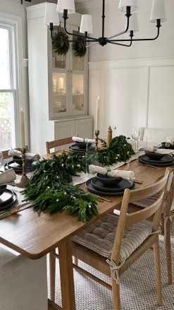 Artificial real-touch dense cypress garland, 72