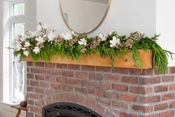 Artificial real-touch dense cypress garland, 72