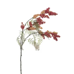 Artificial red berry stem, 44″