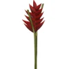 Artificial red bird of paradise stem, 32″