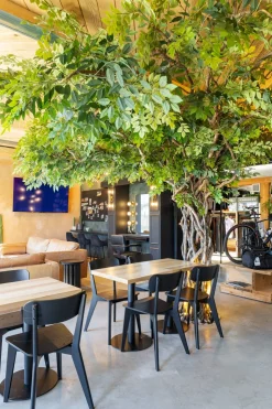 Artificial roseleaf indoor handmade tree