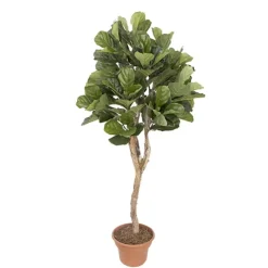 Artificial round fiddle-leaf fig handmade tree