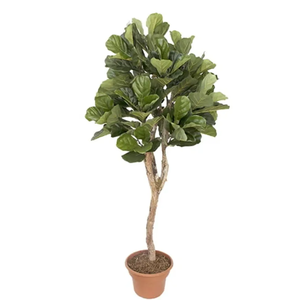 Artificial round fiddle-leaf fig handmade tree