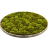 Artificial round textured moss plant wall, 48 x 48"