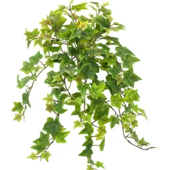 Artificial sage ivy hanging plant, 21"