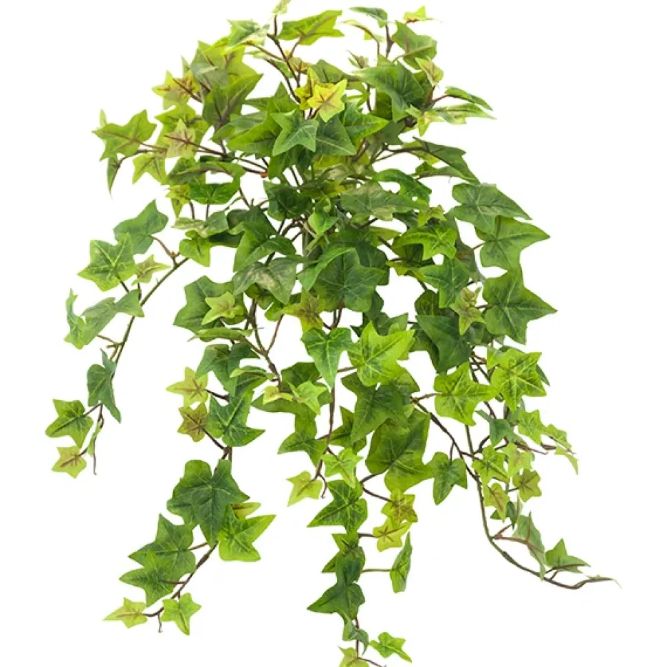 Artificial sage ivy hanging plant, 21"