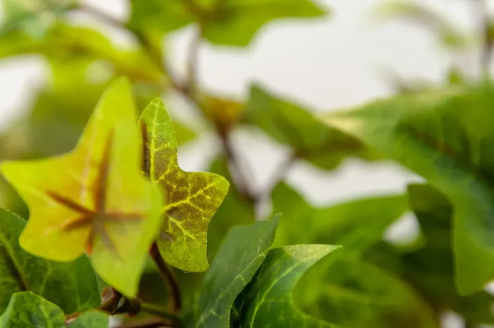 Artificial sage ivy hanging plant, 21"