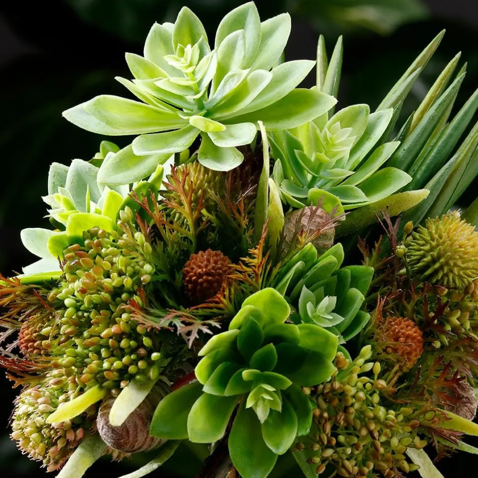 Artificial senecio vitalis succulent, 8"