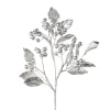 Artificial silver berry foliage, 15″