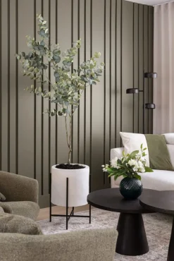 Artificial silver dollar eucalyptus tree, 70