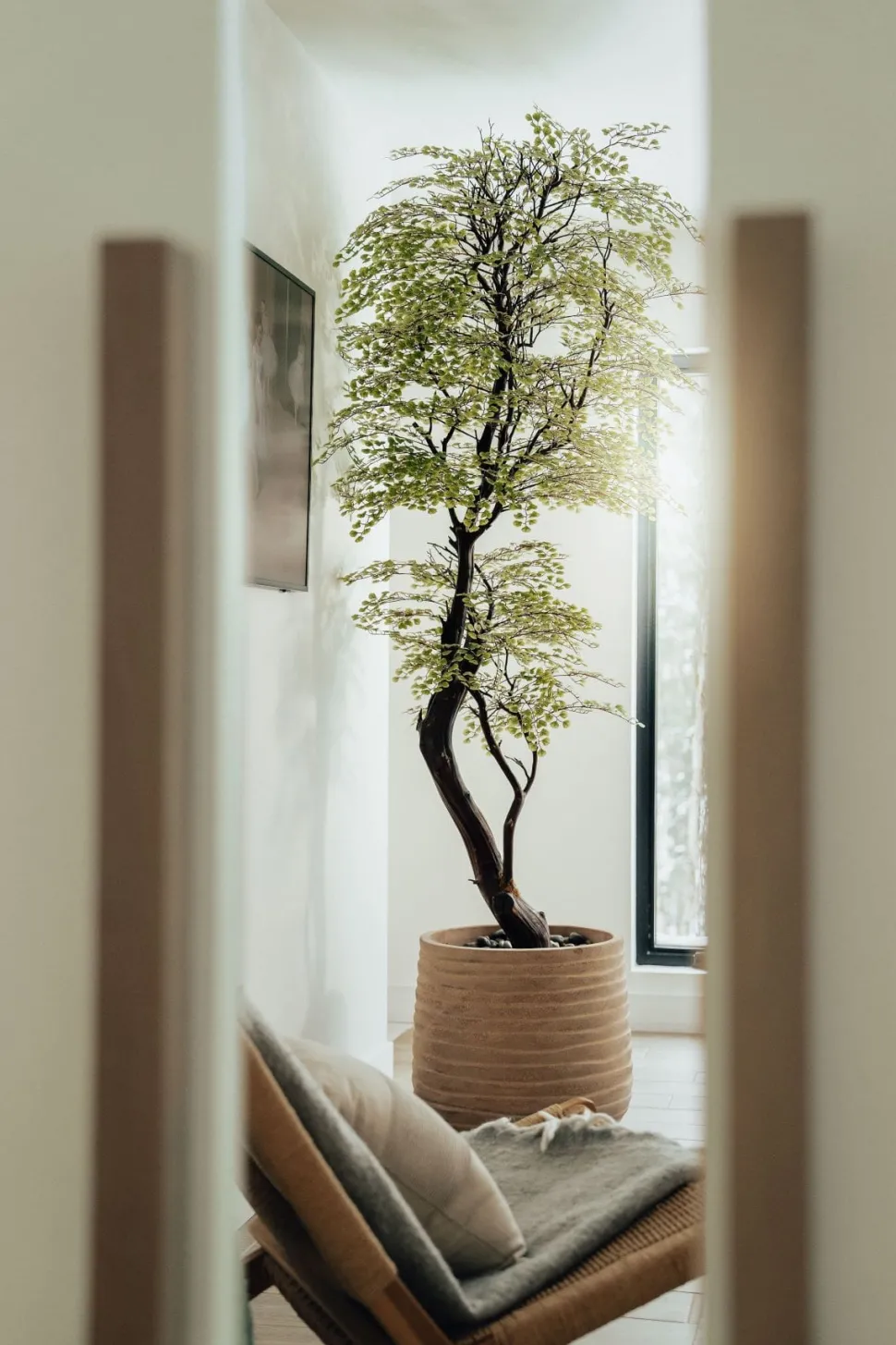 Artificial simple maidenhair handmade tree