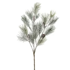 Artificial snowy pine branch, 48"