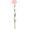 Artificial soft pink carnation flower, 25,5"