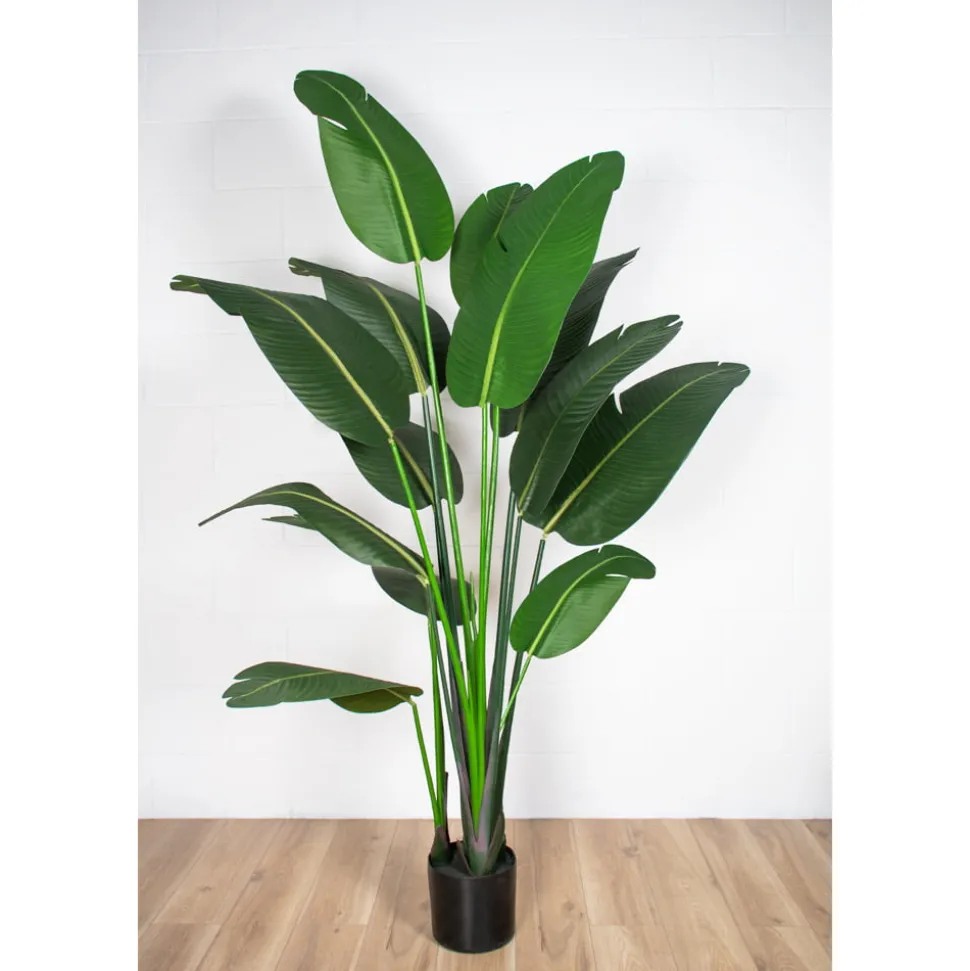 Artificial soft-touch bird of paradise, 84"