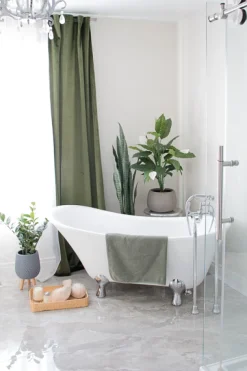 Artificial spathiphyllum plant, 34″