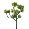 Artificial succulent with multiple stems, 9,5"