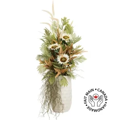 Artificial sunflower fall arrangement