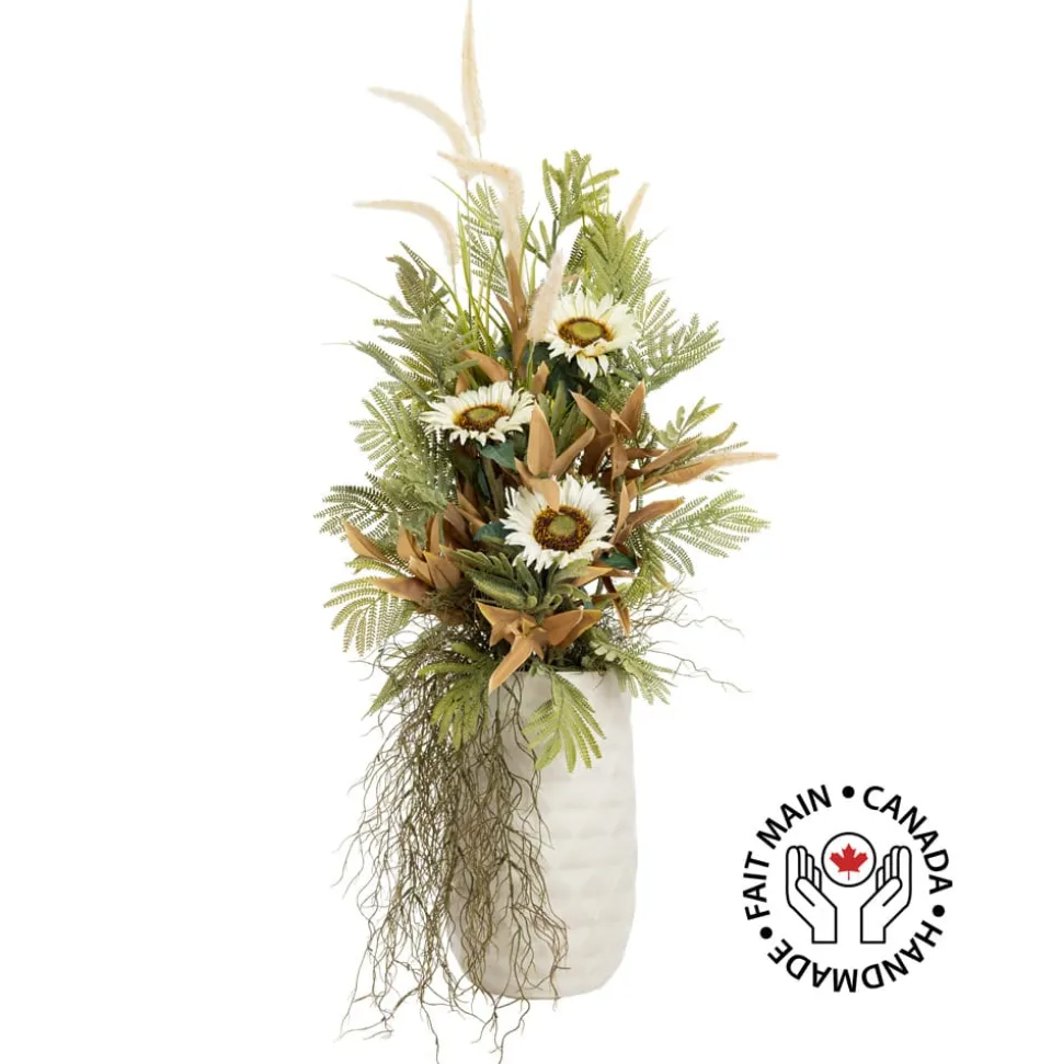 Artificial sunflower fall arrangement