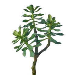 Artificial triple jade succulent stem, 12"