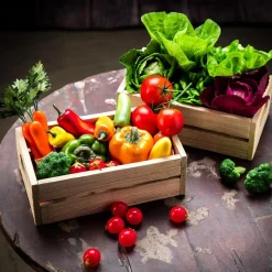 Artificial triple red tomato stem, 5