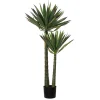 Artificial two-trunk agave americana, 51"