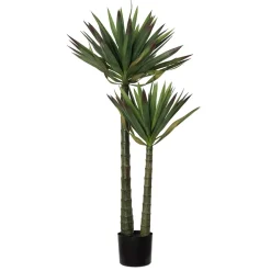 Artificial two-trunk agave americana, 51"