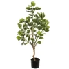Artificial variegated aralia balfour plant, 47″