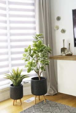 Artificial variegated aralia balfour plant, 47″