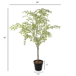 Artificial variegated elm tree, 47