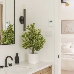 Artificial variegated ficus, 26″