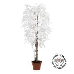 Artificial white birch indoor handmade tree