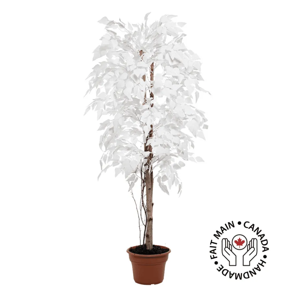 Artificial white birch indoor handmade tree