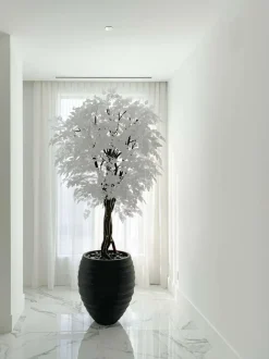 Artificial white birch indoor handmade tree