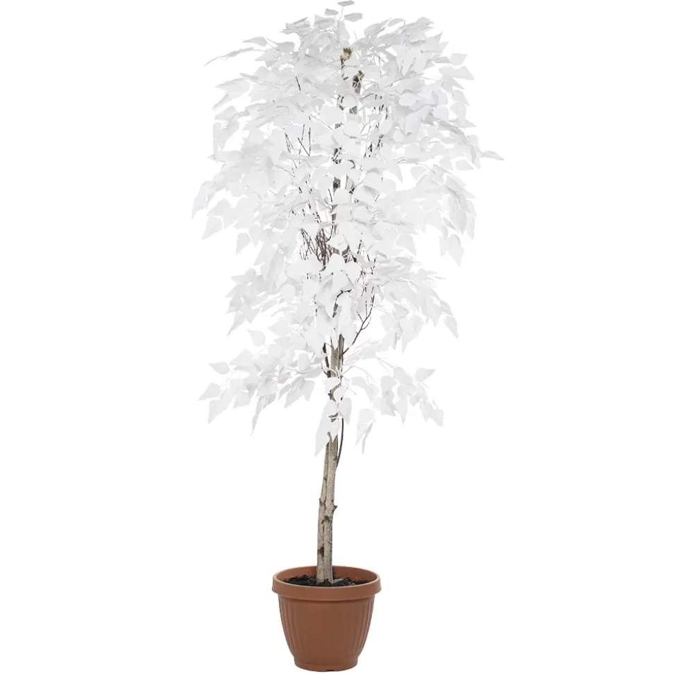 Artificial white birch indoor handmade tree