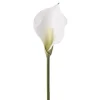 Artificial white calla lily flower, 30"