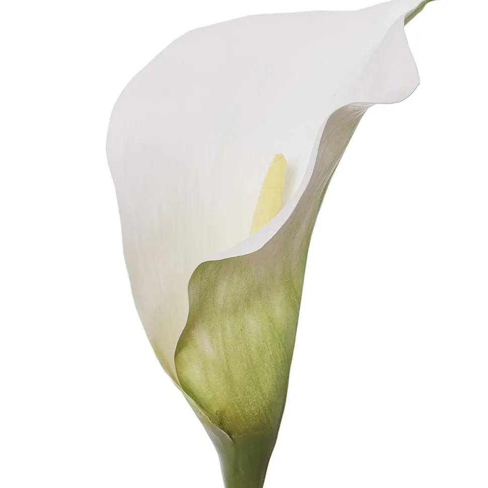 Artificial white calla lily flower, 30"