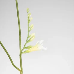 Artificial white freesia spray, 37″