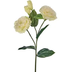 Artificial white lisianthus flower, 24,5"