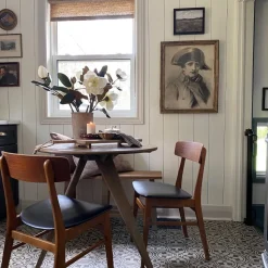 Artificial white magnolia with leaves, 38,5