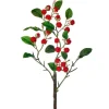 Artificial wild raspberry spray with fruits, 22"