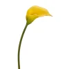 Artificial yellow calla lily, 30"