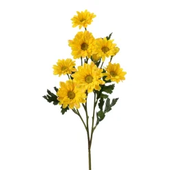 Artificial yellow daisies, 25"